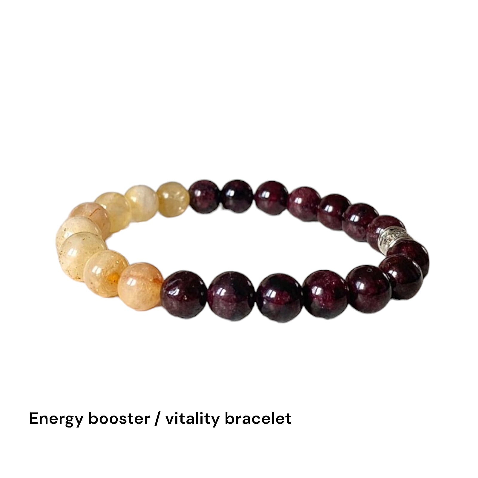 Energy Booster Crystal Bracelet Vitality & Strength Support
