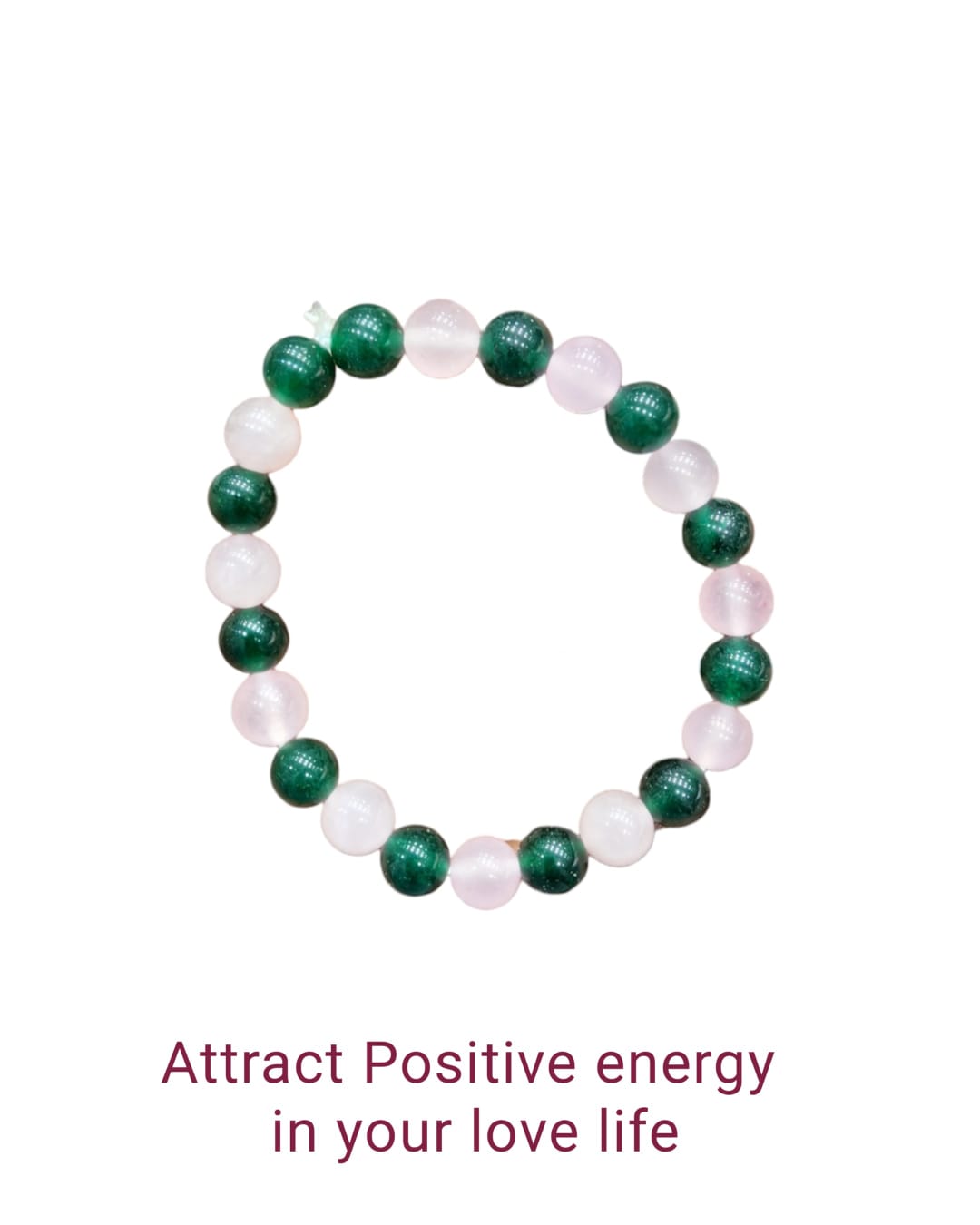 Positive Love Energy Crystal Bracelet Heart Alignment Support