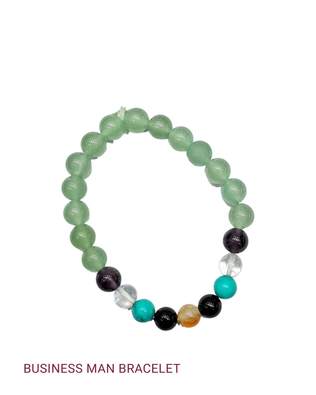 Businessman Crystal Bracelet Confidence & Decision Support