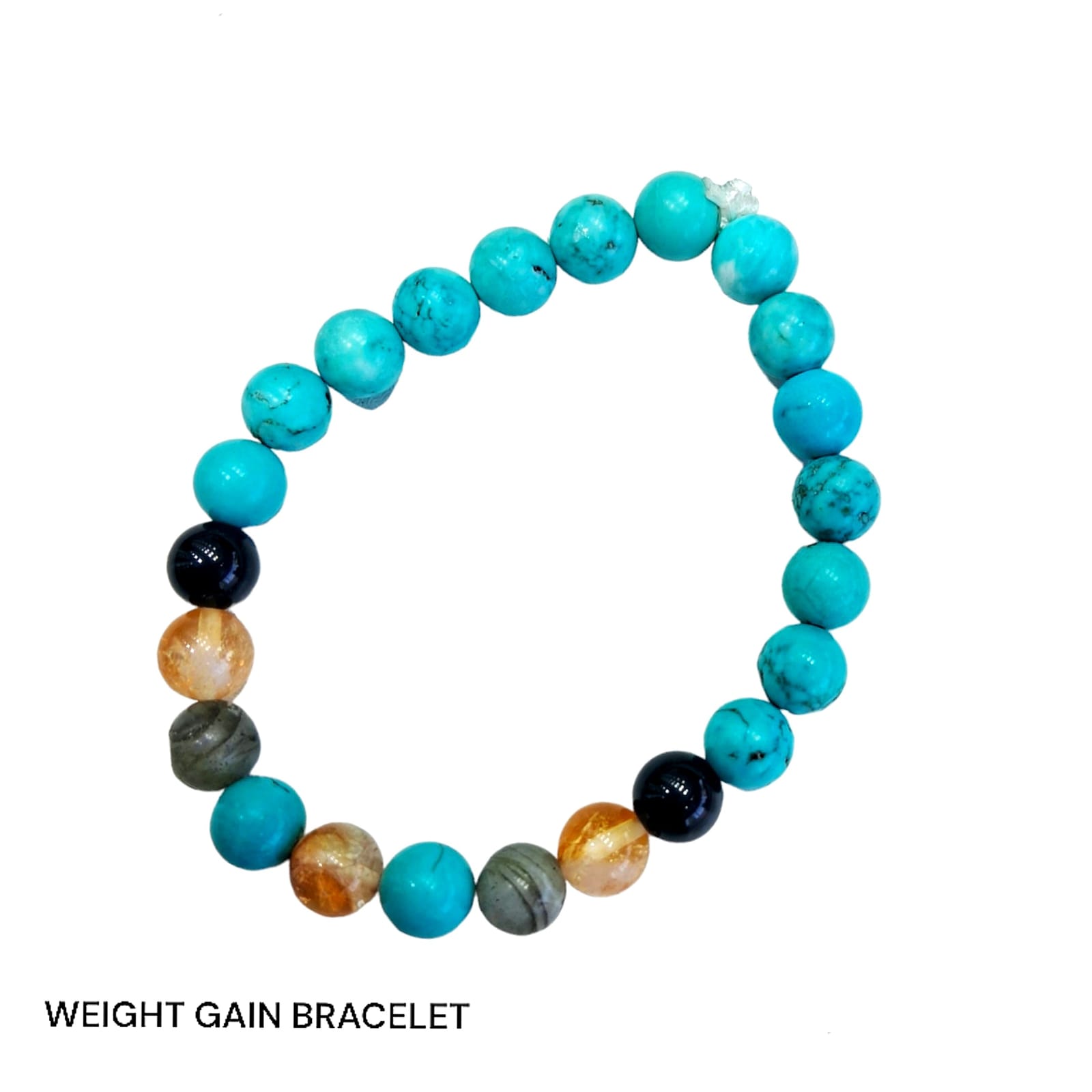 Weight Gain Support Crystal Bracelet | Energy & Balance Aid
