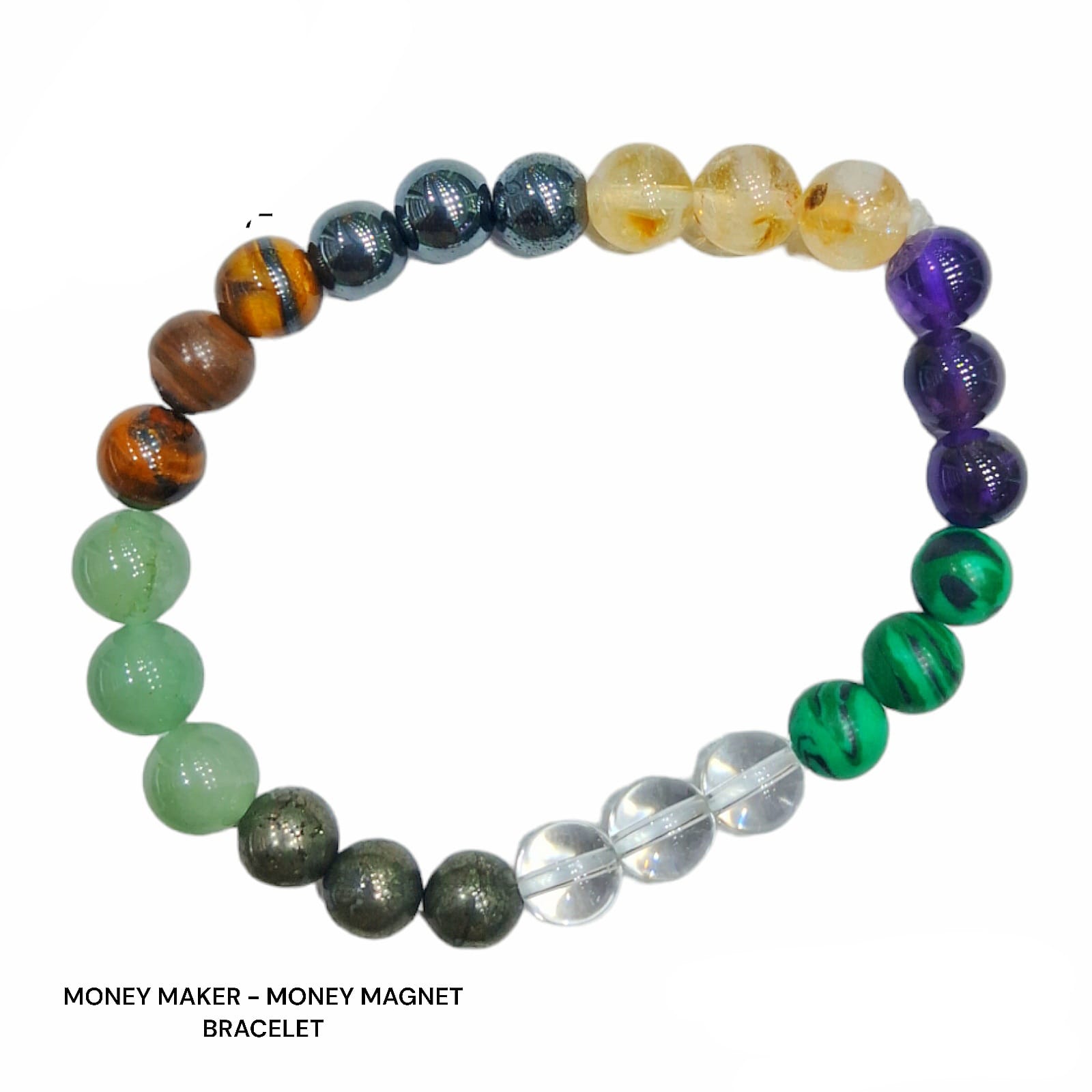Money Magnet Crystal Bracelet Abundance Mindset Support
