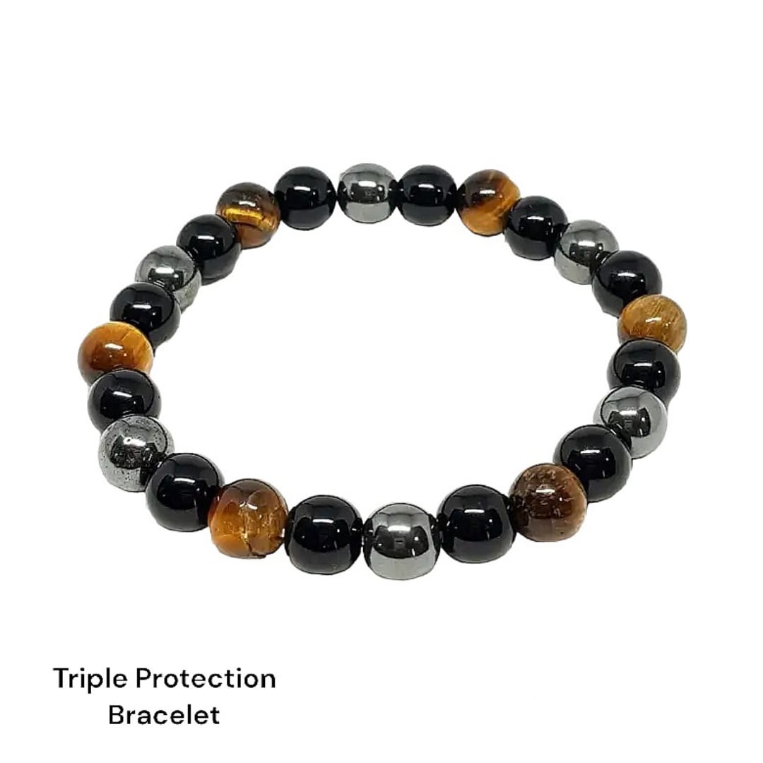 Triple Protection Crystal Bracelet