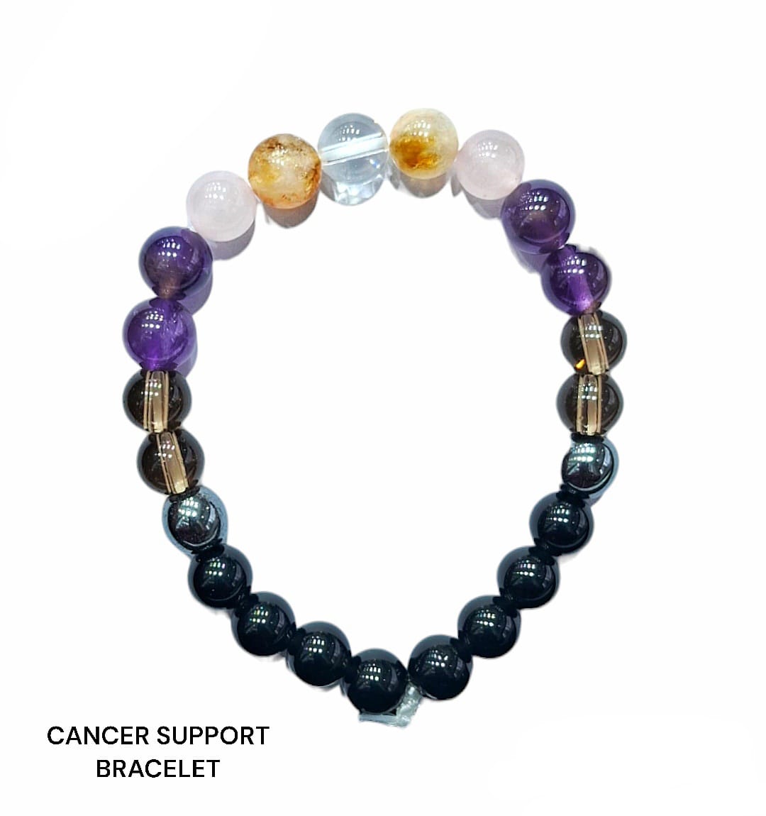 Cancer Support Crystal Bracelet Emotional Strength & Balance