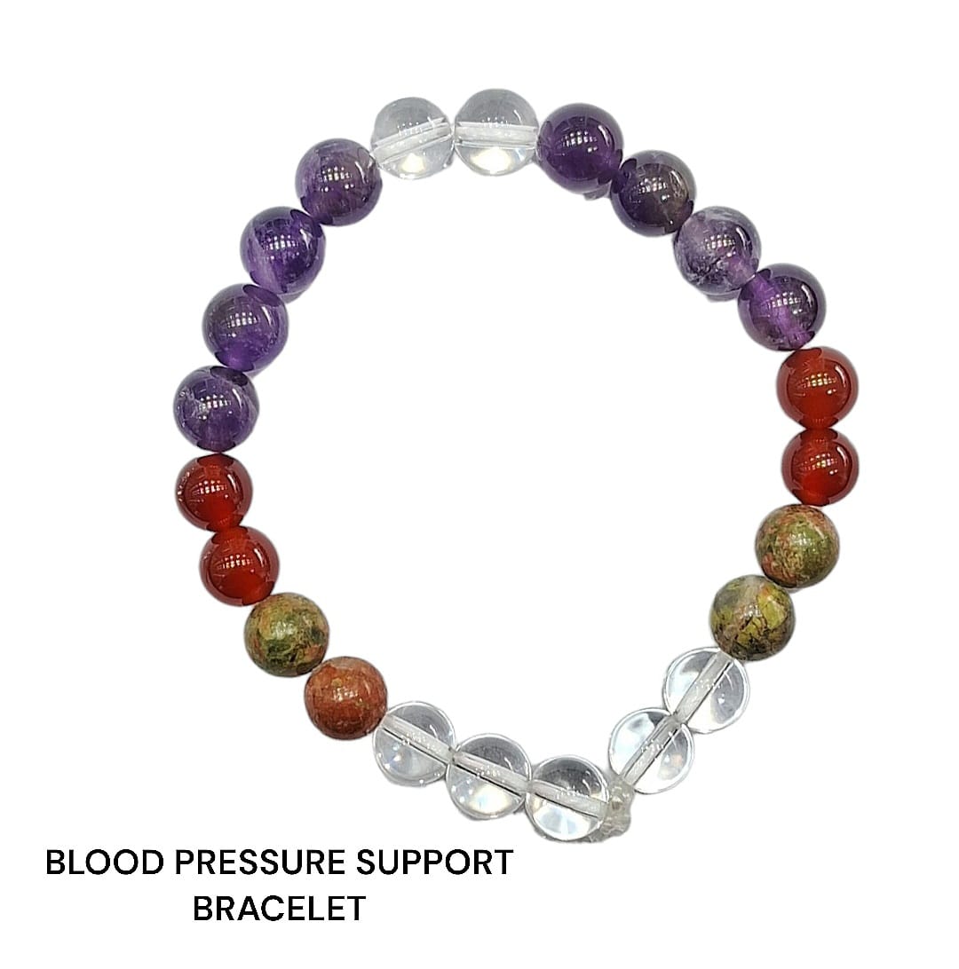 Blood Pressure Support Crystal Bracelet Calm & Balance Energy
