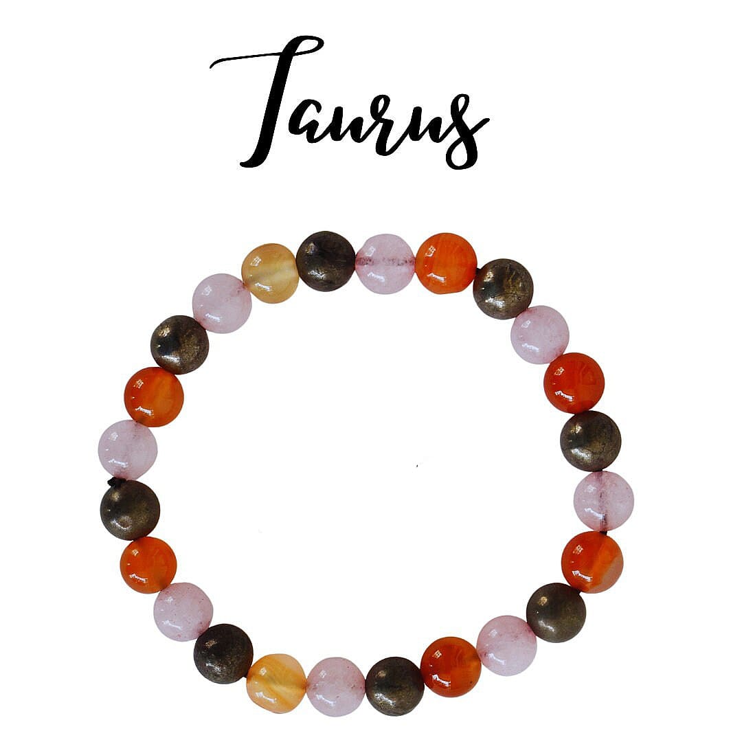 Taurus Crystal Bracelet Grounding & Stability Energy