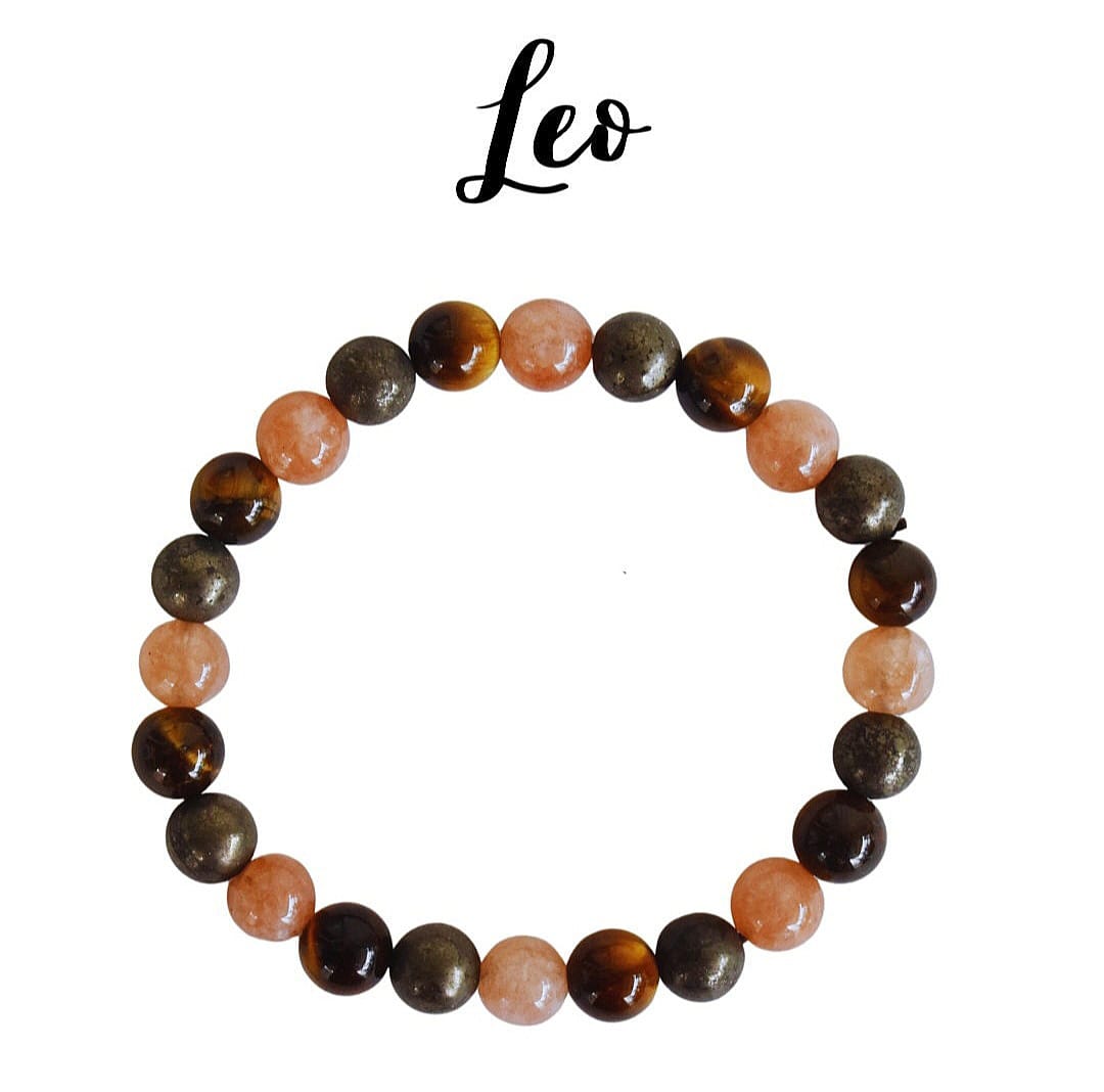 Leo Crystal Bracelet Confidence & Heart Balance Energy