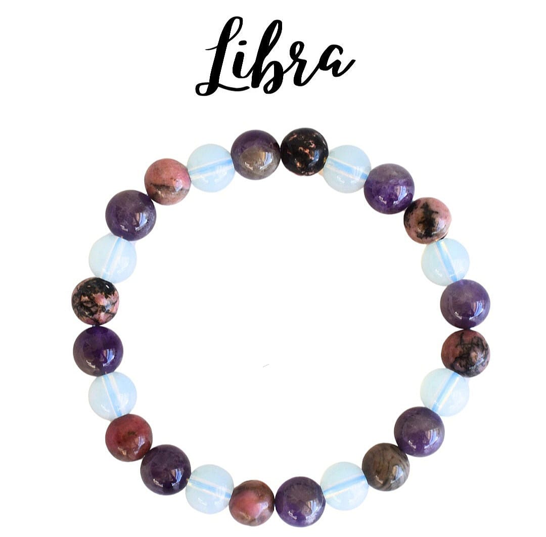 Libra Crystal Bracelet Balance, Harmony & Emotional Stability
